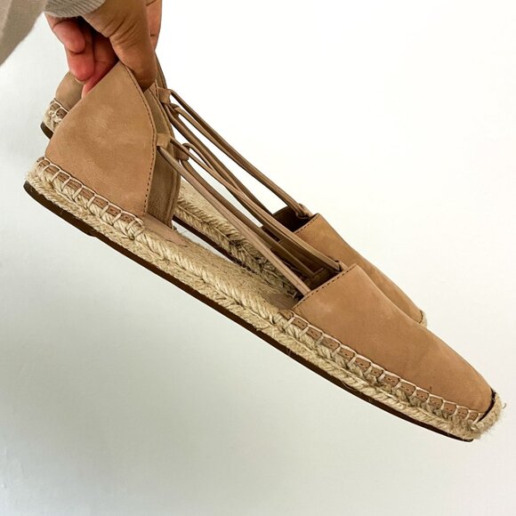 eileen fisher // lee espadrille flats in beige brown 10 - Picture 3 of 4